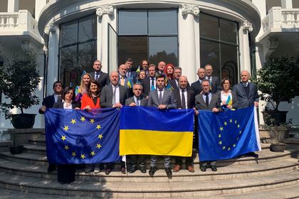 Генералните консули на европейски държави в Шанхай заявиха солидарността си с Украйна